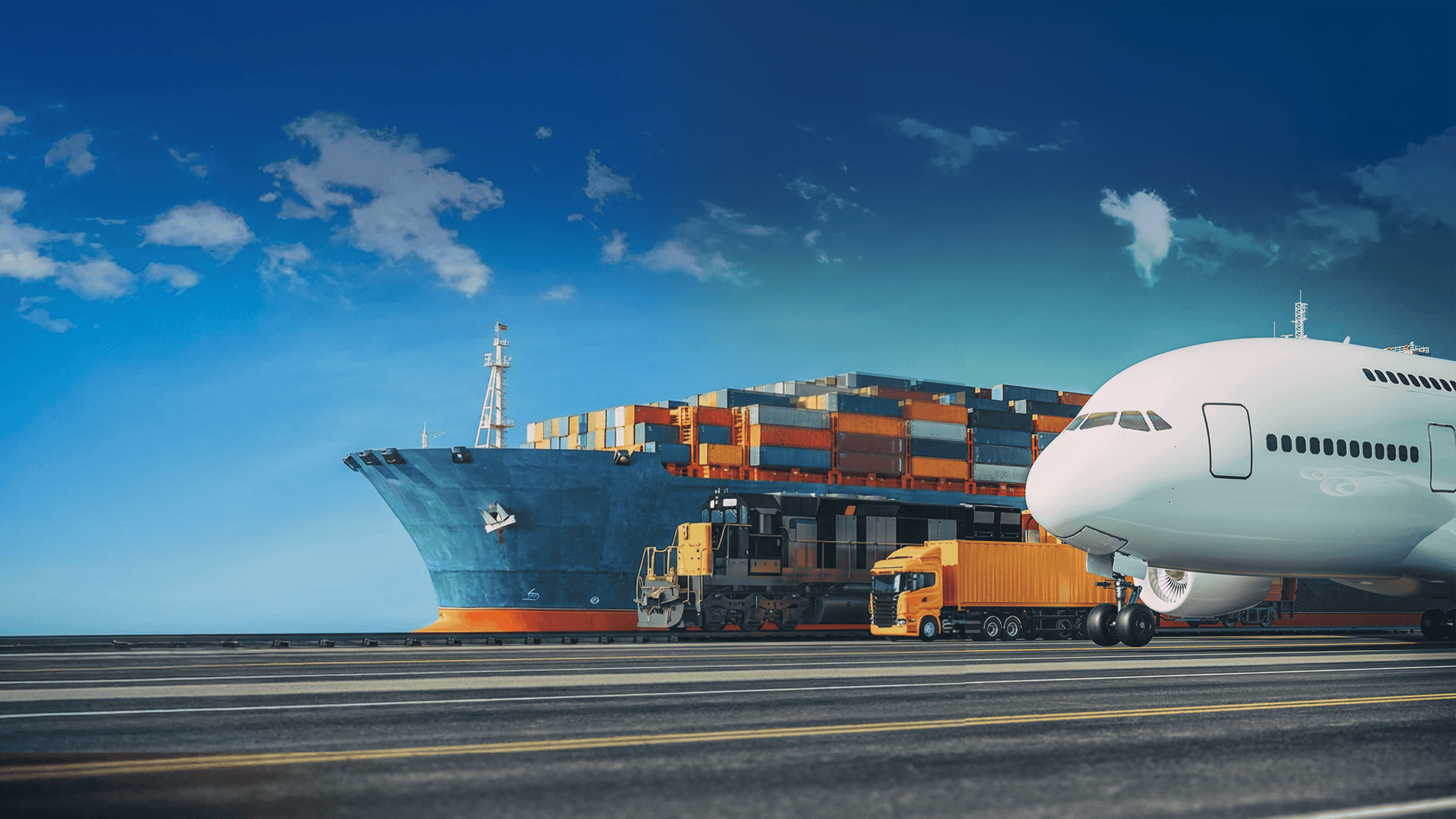 Air, Sea & Land Terminal Handling operations dashboard
